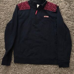 Vineyard Vines Navy Quarter Zip